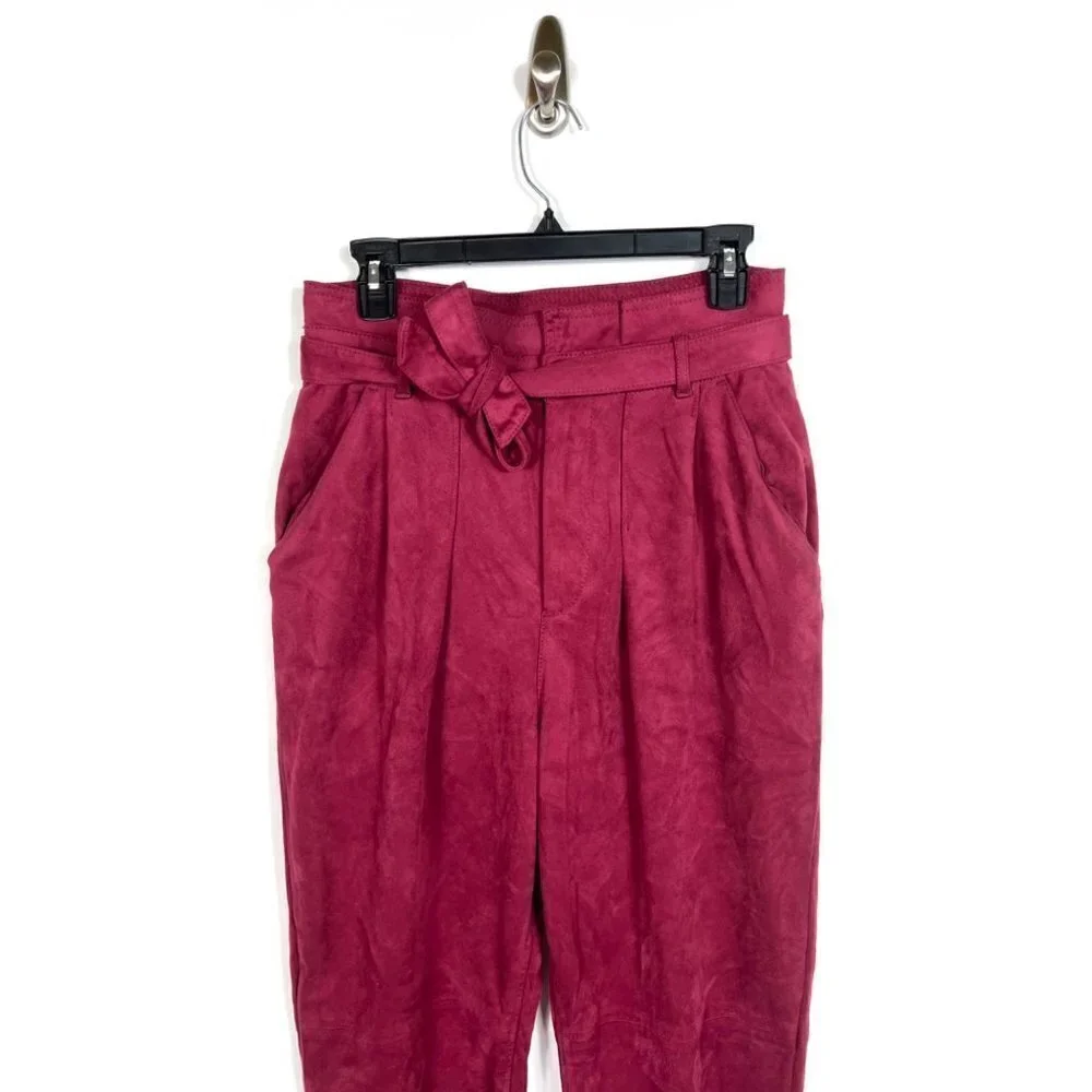 Free people high waist pants with‎ belt